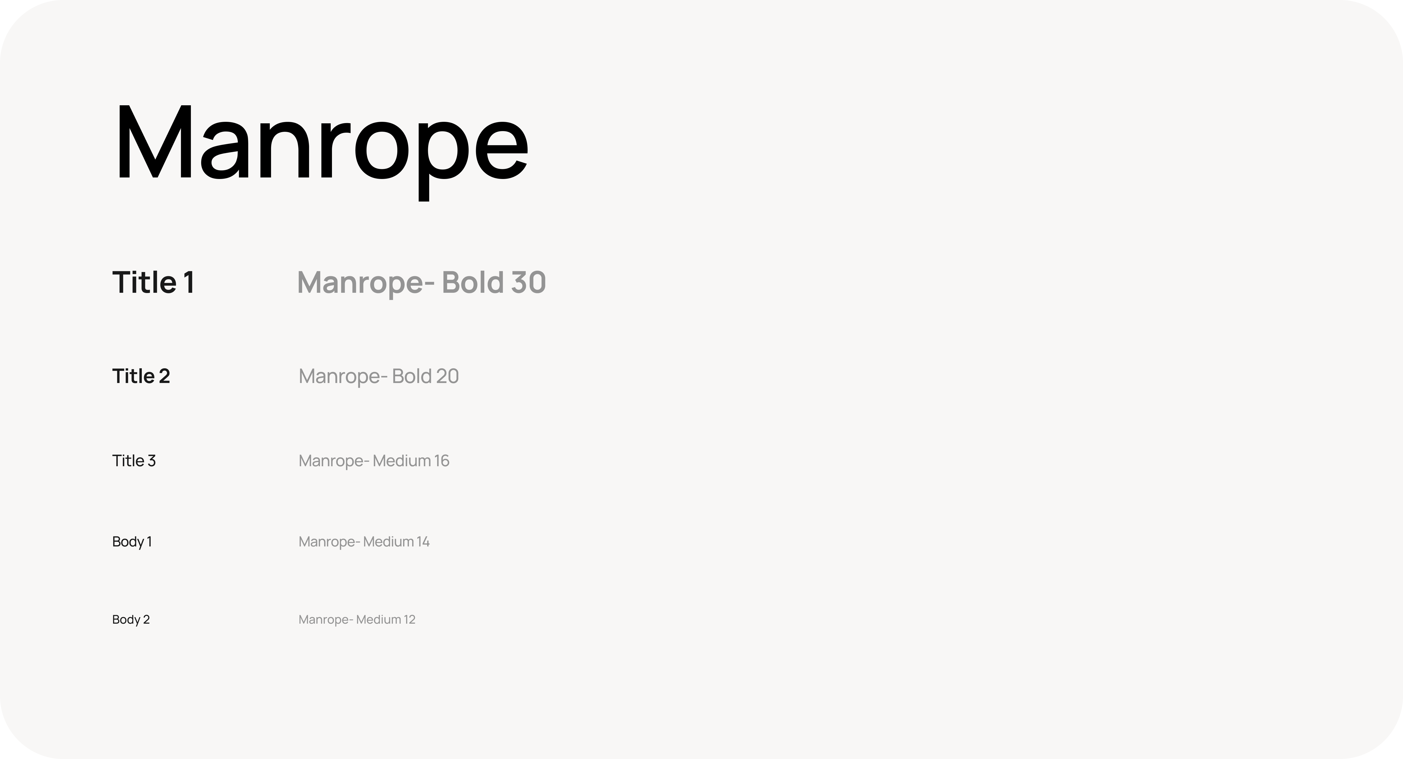 Balance app typography system